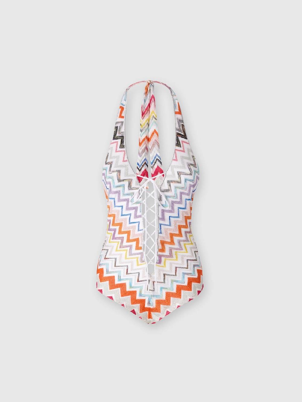 Missoni Costume intero in viscosa zig zag con lurex Lightning offer