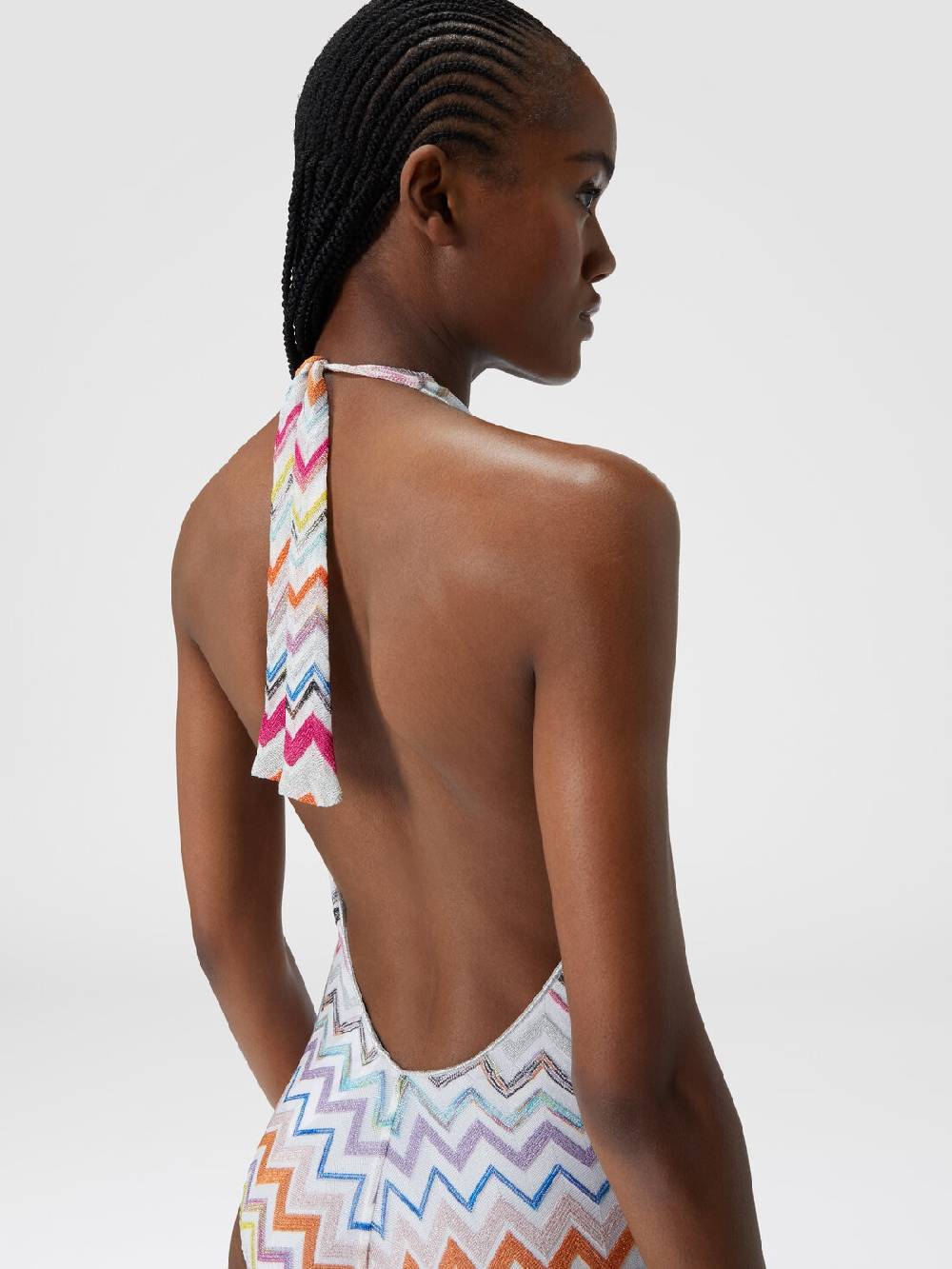 Missoni Costume intero in viscosa zig zag con lurex Lightning offer