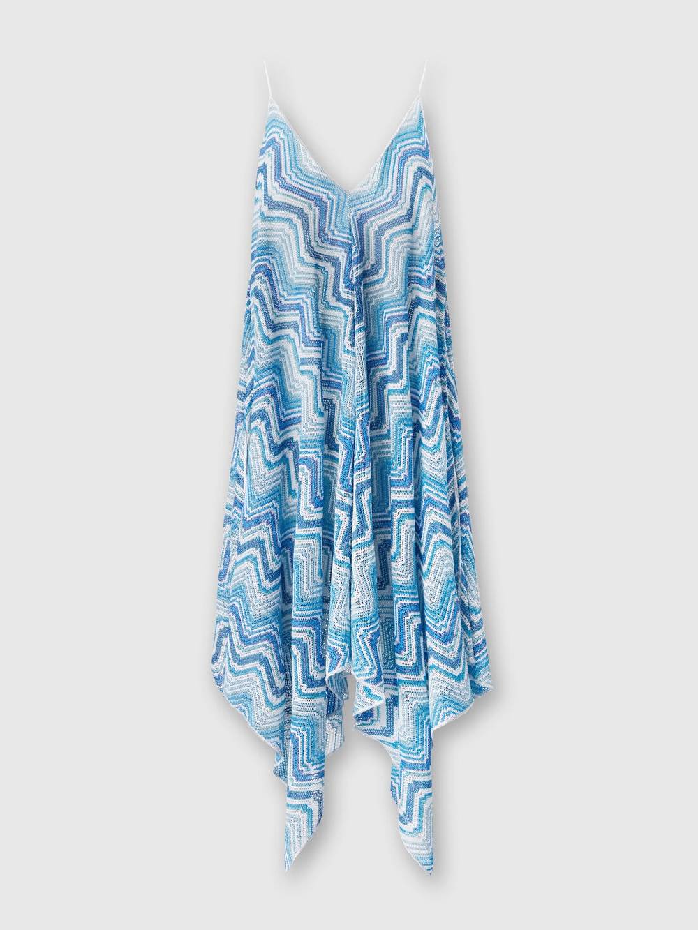 Missoni Copricostume lungo taglio foulard in crochet chevron lamé Sconti VIP