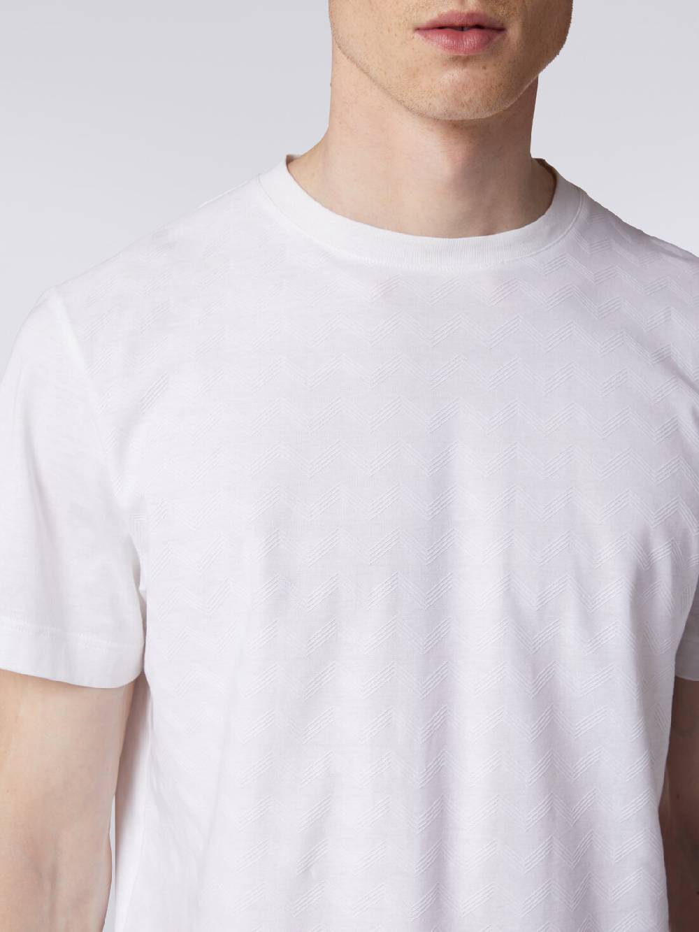 Missoni T-shirt a maniche corte in cotone zig zag Rilascio limitato