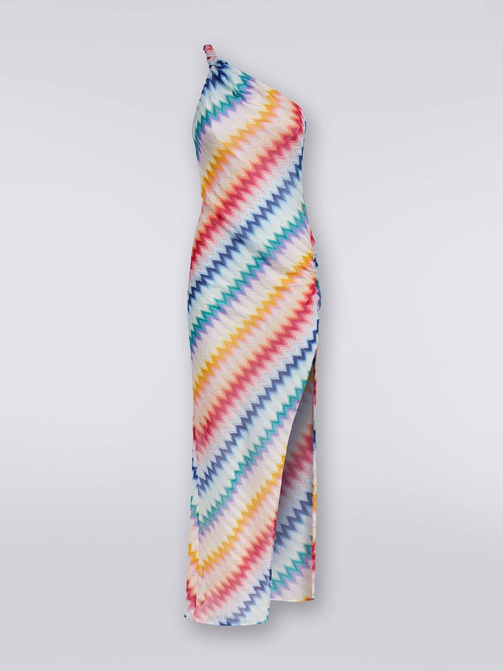 Missoni Copricostume monospalla lungo con stampa zig zag Ultimi tre giorni