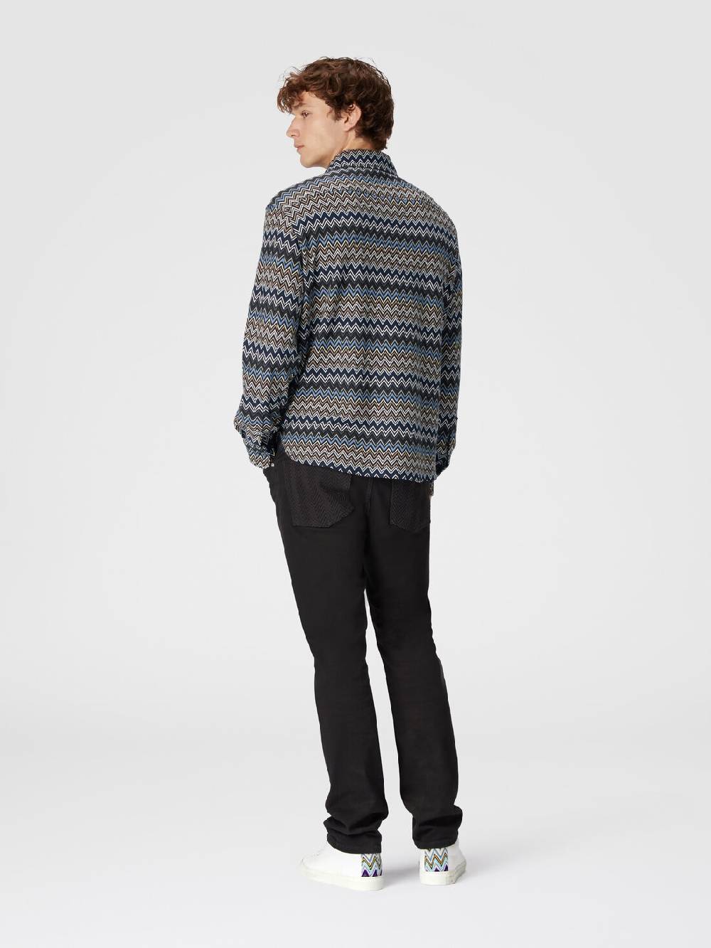 Missoni Camicia in cotone zig zag Promozione temporanea