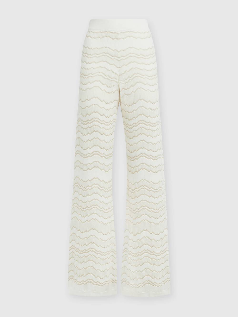 Missoni Pantapalazzo con zig zag tono su tono Offerta speciale della fabbrica