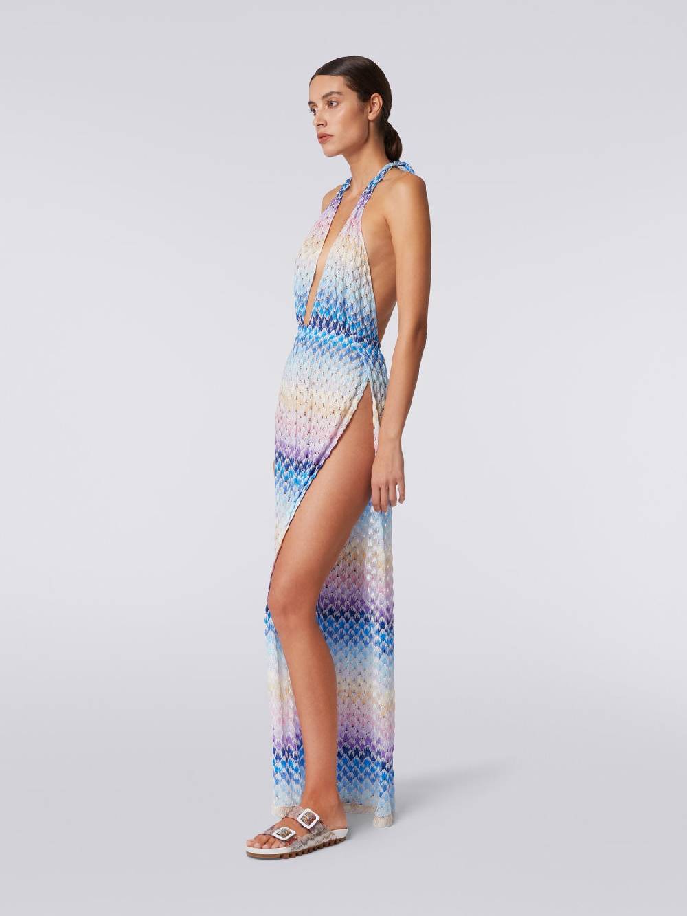 Missoni Tuta pantalone effetto pizzo dégradé con lurex Super sconto