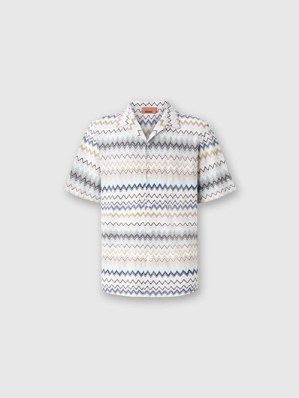 Missoni Camicia taglio bowling in cotone zig zag 50% di sconto con spedizione gratuita