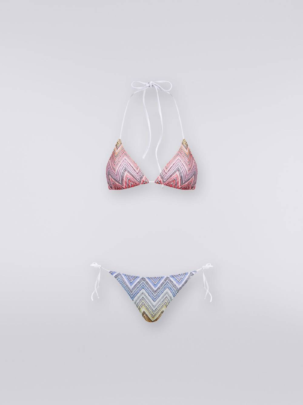 Missoni Bikini a triangolo in tessuto zig zag In vendita