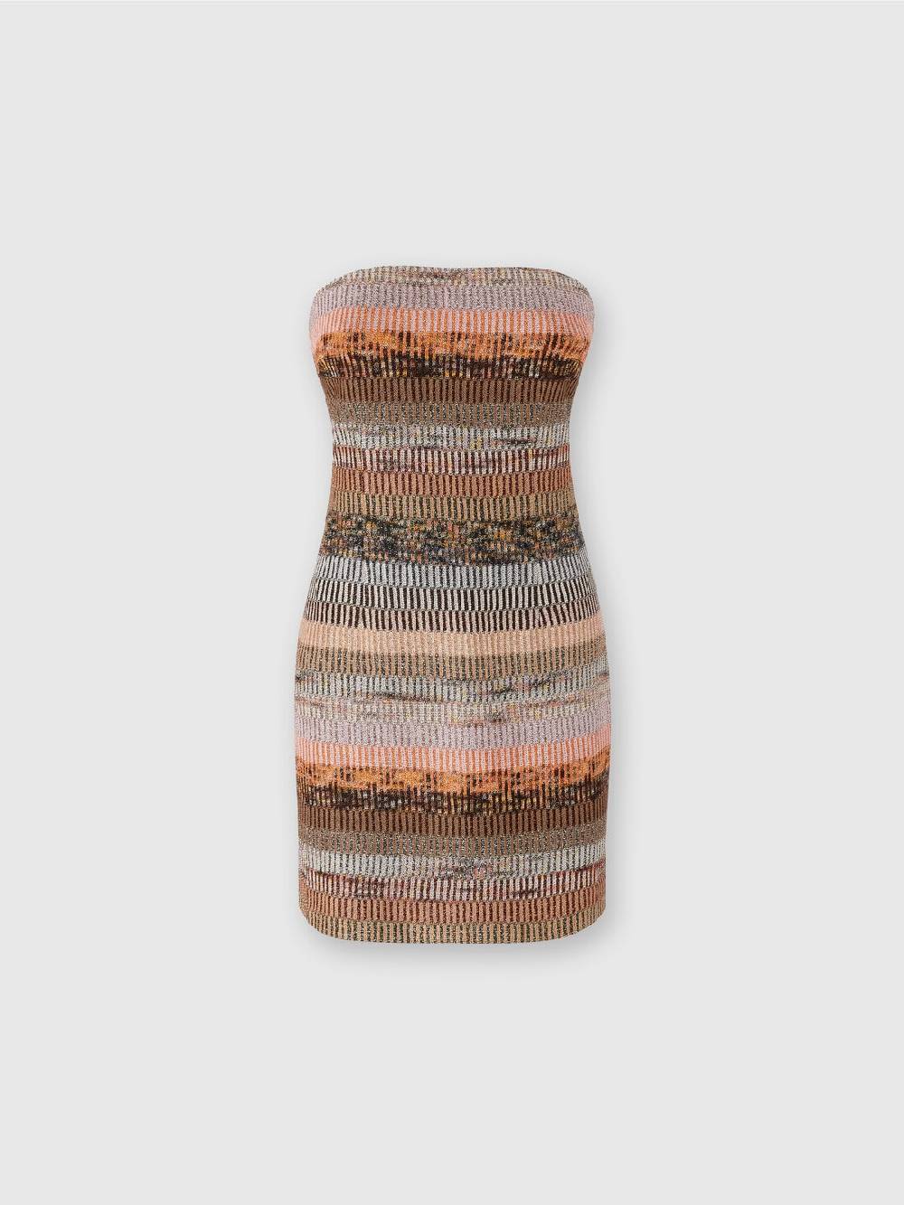 Missoni Mini-abito bustier in viscosa lamé Duty-free