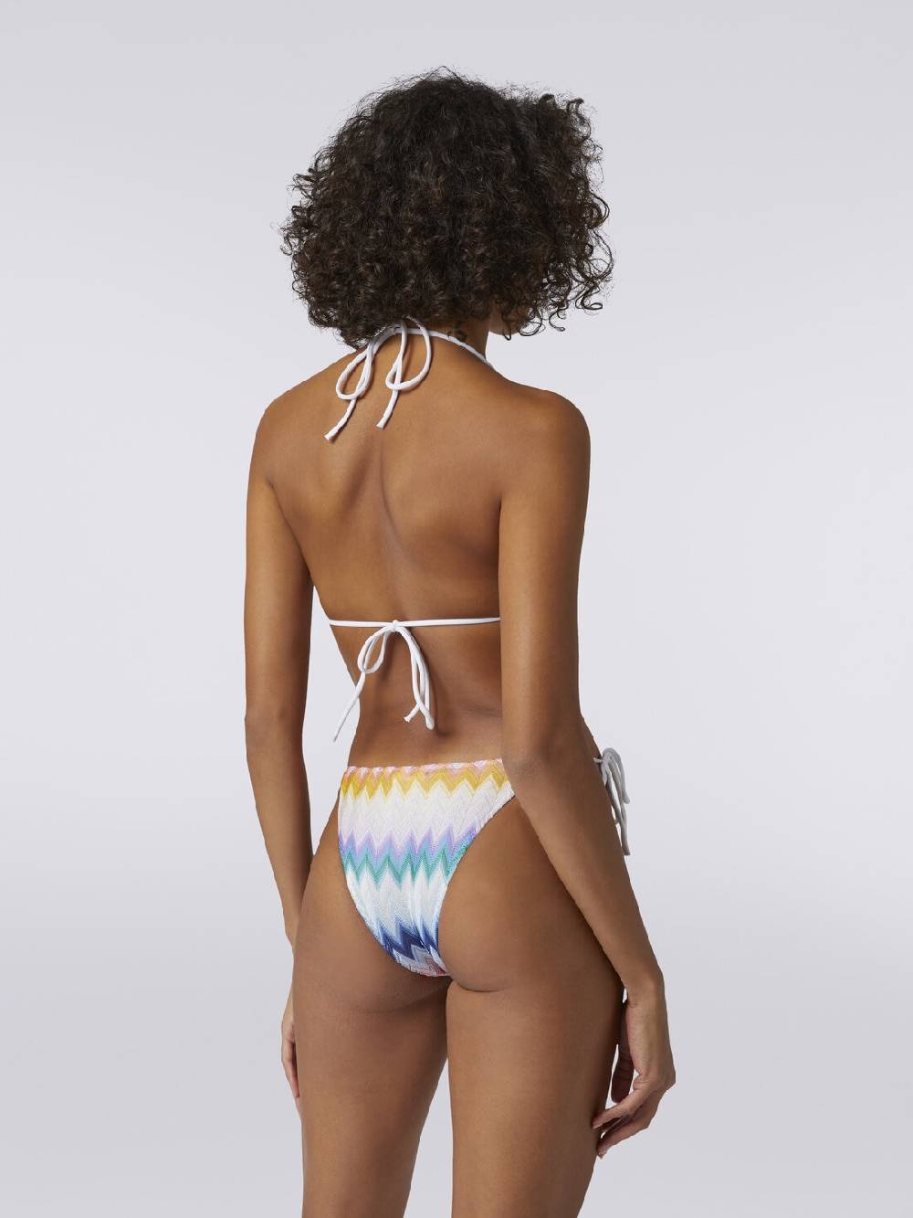 Missoni Bikini in misto viscosa sfumata zig zag con lurex 50% di sconto per tempo limitato