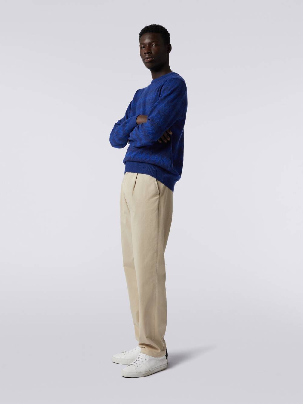 Missoni Pantaloni chino in cotone Sconti questo mese