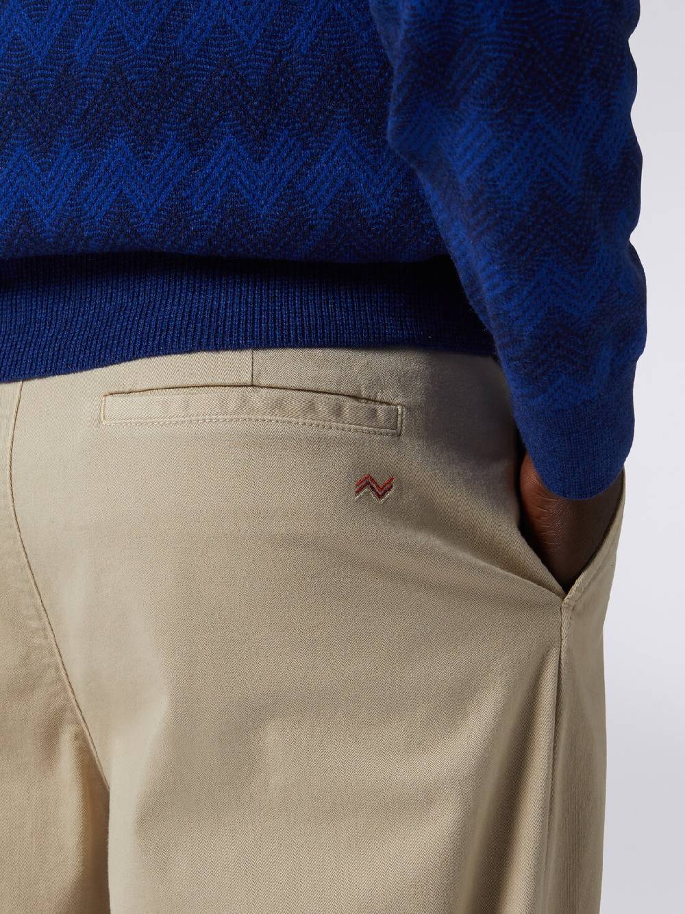 Missoni Pantaloni chino in cotone Sconti questo mese