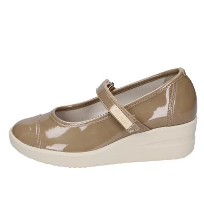 scarpe donna AGILE by RUCOLINE ballerine beige vernice 242 A ULTRA BE599 Vendita Economica