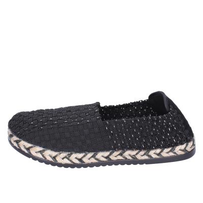 scarpe donna CAFè NOIR espadrillas nero tessuto MEA901 BF478 In Saldo