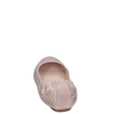 scarpe donna CAFè NOIR ballerine beige camoscio strass MEL501 BF513 Moda