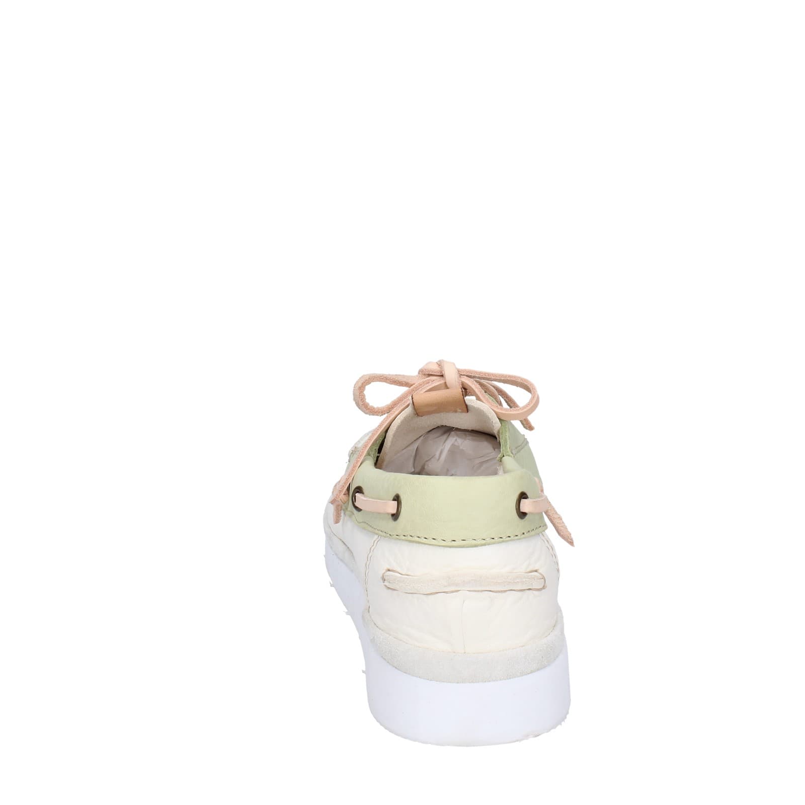 scarpe donna MOMA classiche bianco pelle verde 1AS407-YAC2 EZ870 In Linea