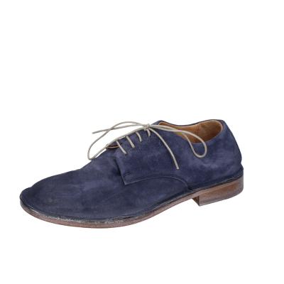 scarpe donna MOMA classiche blu camoscio 1AS443-0W BC844