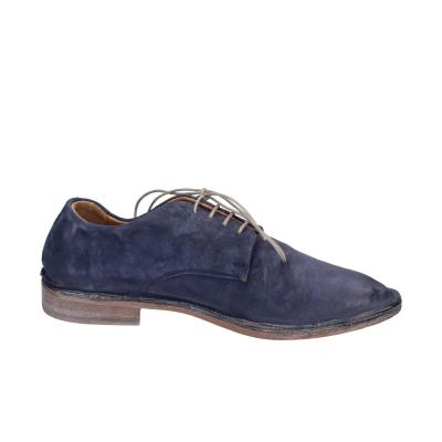 scarpe donna MOMA classiche blu camoscio 1AS443-0W BC844 Nuovo