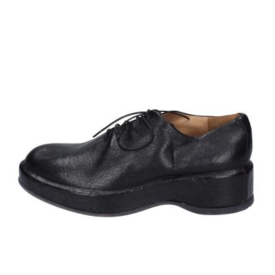 scarpe donna MOMA classiche nero pelle 1AS415-SA BC832 Qualità