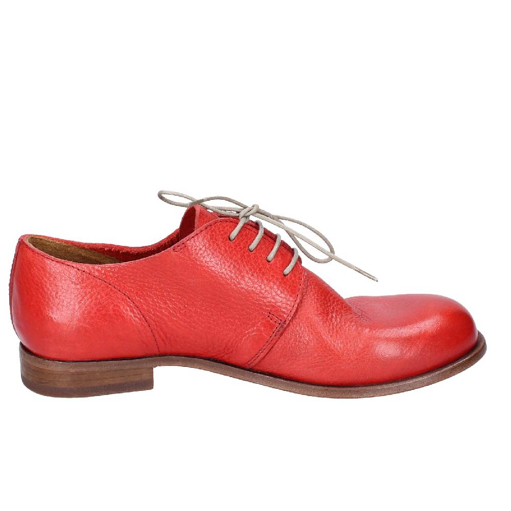 scarpe donna MOMA classiche rosso pelle 39401A VINTAGE EX486 Spedizione Gratuita