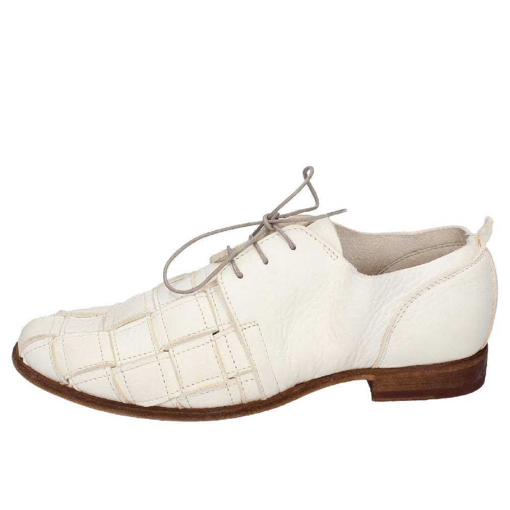 scarpe donna MOMA classiche bianco pelle 39409A VINTAGE EX454 Pezzi Unici