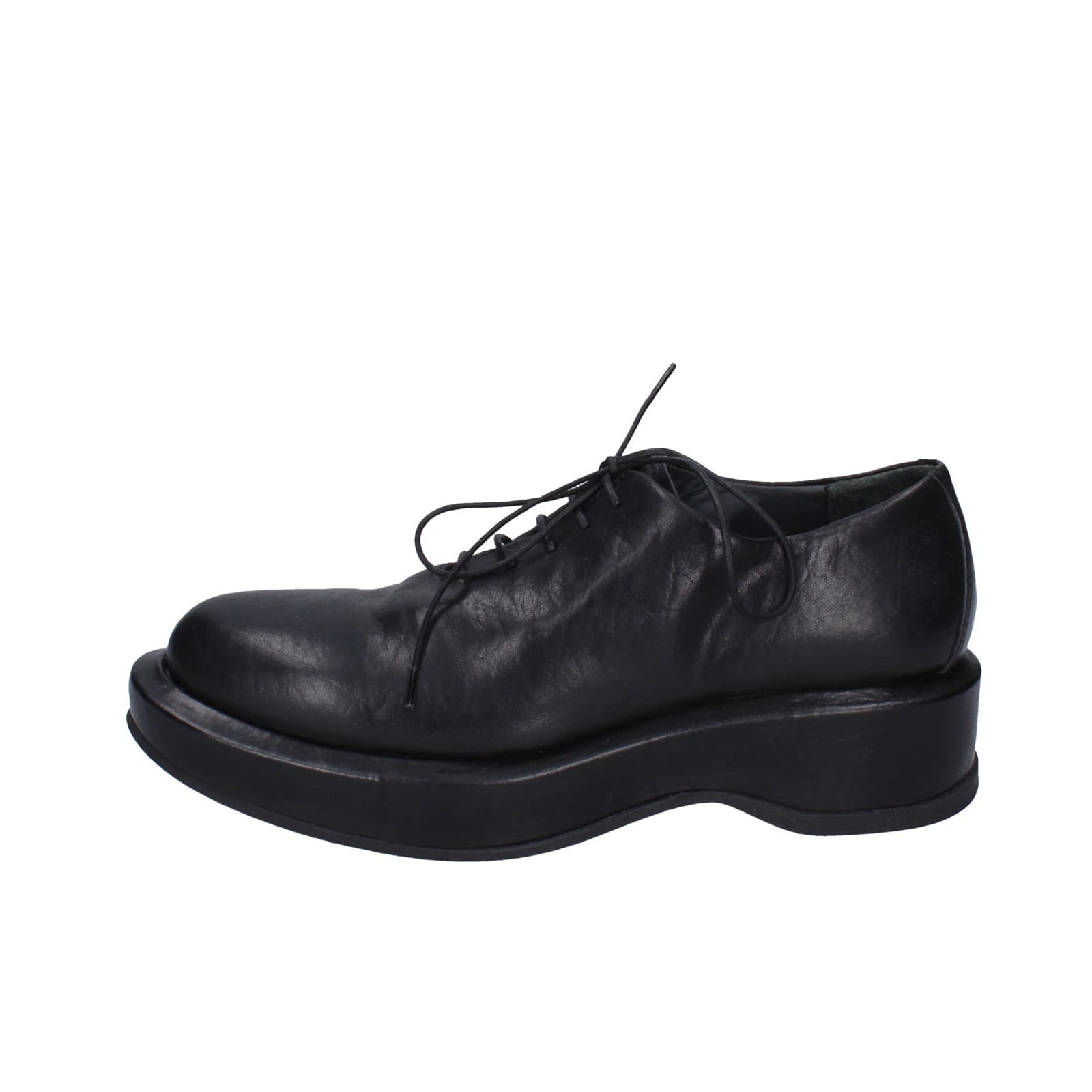 scarpe donna MOMA classiche nero pelle 82302A-CU EY499 Negozi Online