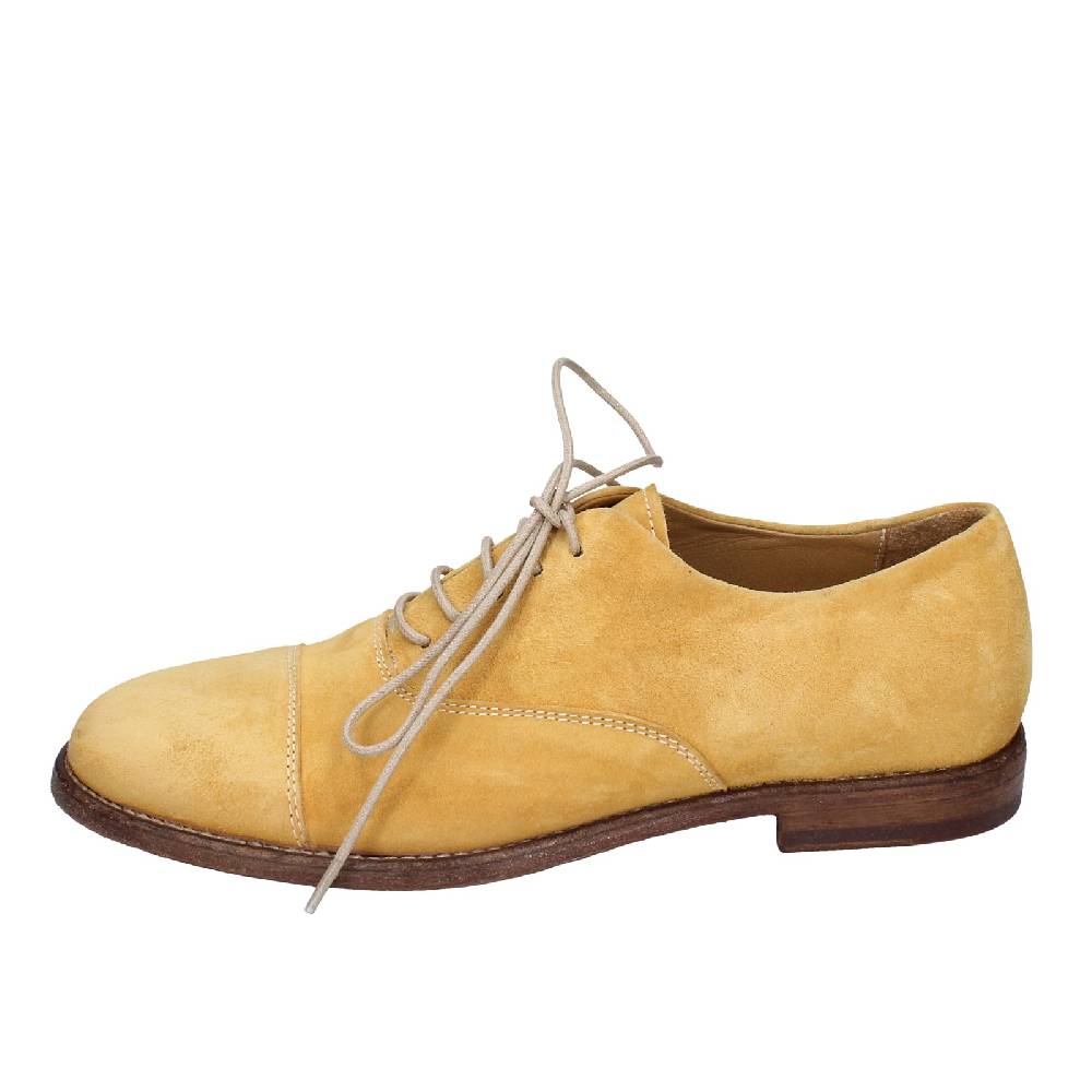 scarpe donna MOMA classiche giallo camoscio VINTAGE EX478 Affare Del Giorno
