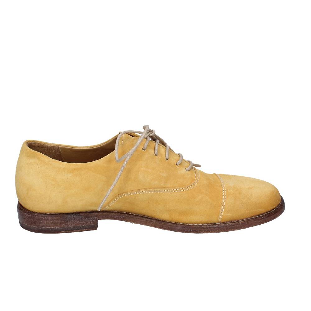 scarpe donna MOMA classiche giallo camoscio VINTAGE EX478 Affare Del Giorno