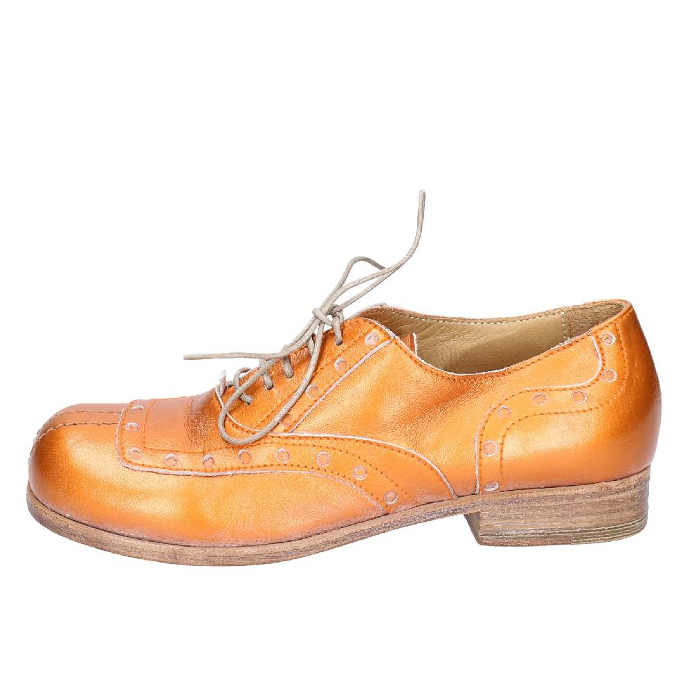 scarpe donna MOMA classiche arancione pelle 45404A VINTAGE EX441 Sottocosto