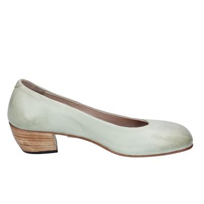 scarpe donna MOMA decollete verde pelle BE500 Online