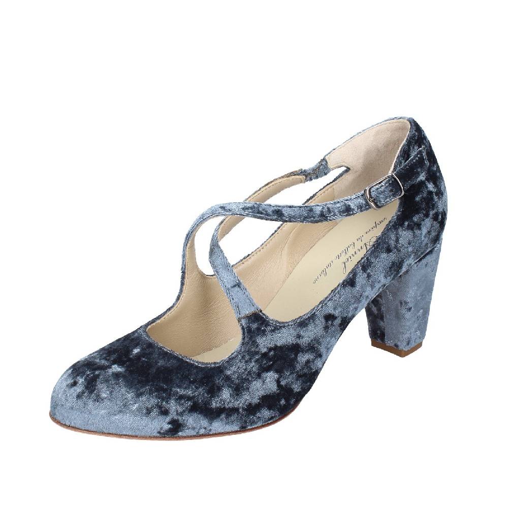 scarpe donna ANNIEL decollete grigio velluto EX257