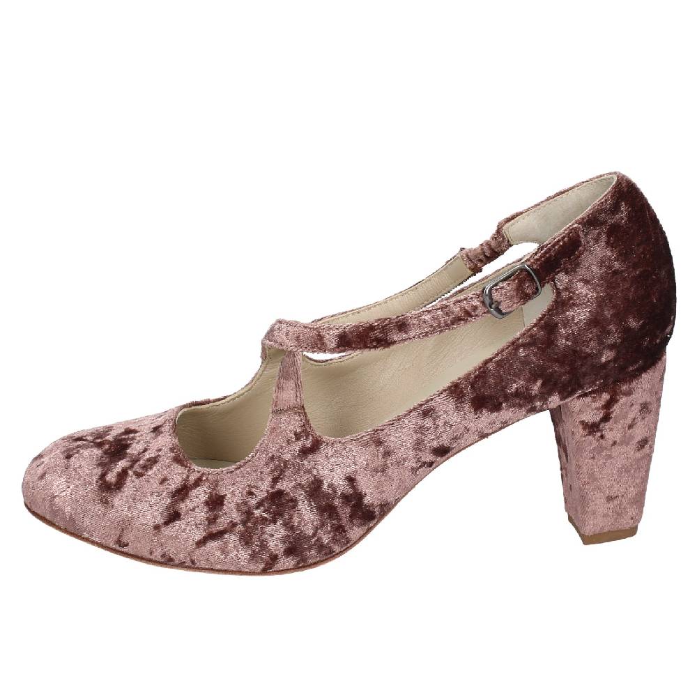 scarpe donna ANNIEL decollete marrone velluto EX279 I Più Venduti