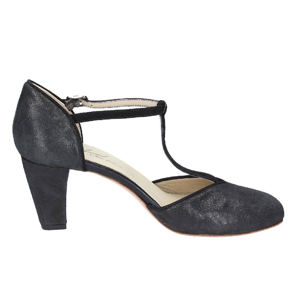 scarpe donna ANNIEL decollete nero camoscio EX258 Negozio