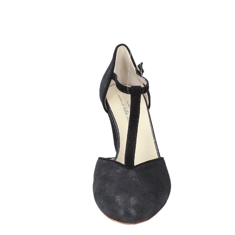 scarpe donna ANNIEL decollete nero camoscio EX258 Negozio