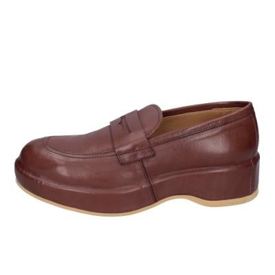 scarpe donna MOMA mocassini marrone pelle 1ESA19-NAC BC44 Nuovo