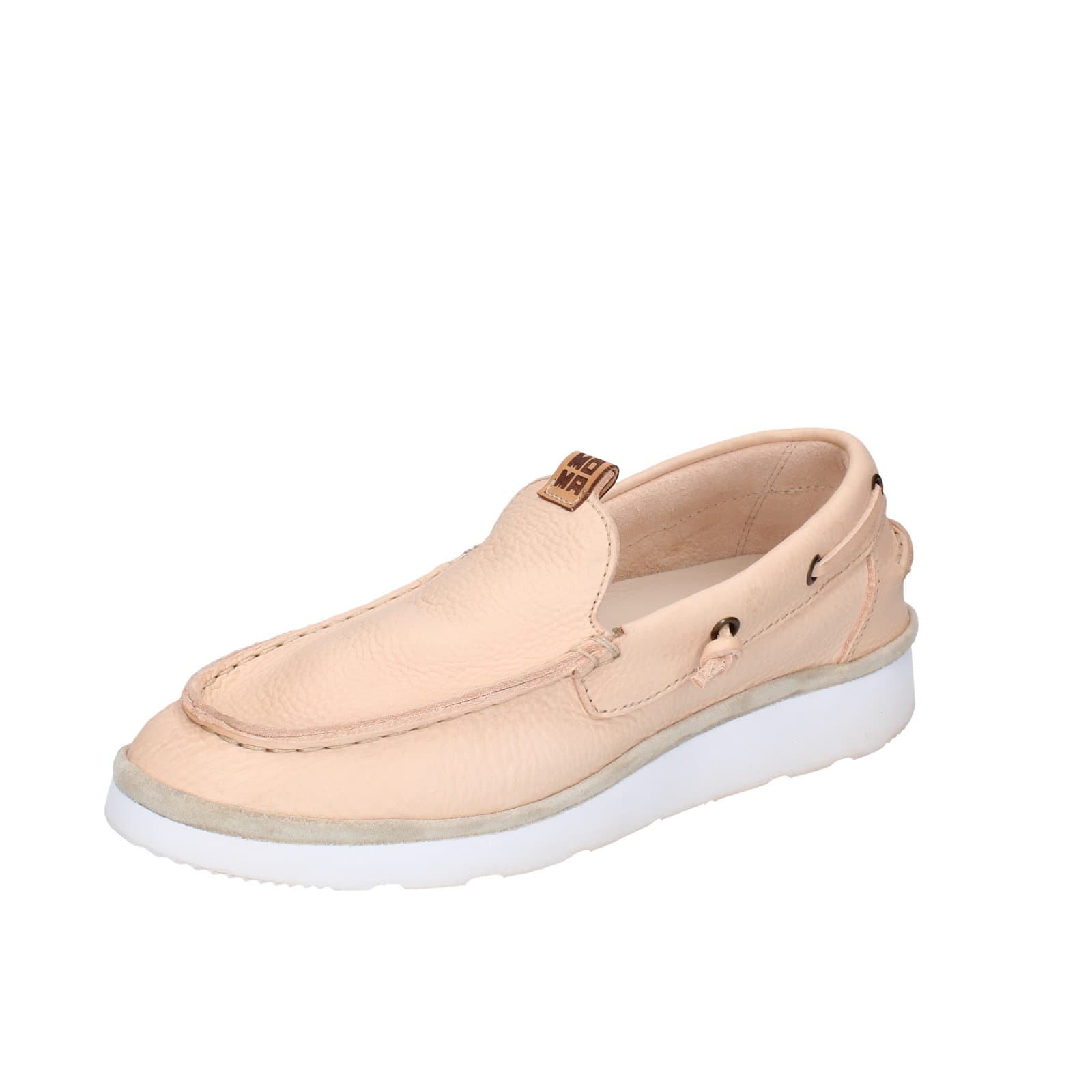 scarpe donna MOMA mocassini rosa pelle 1AS407-YAC2 EZ896