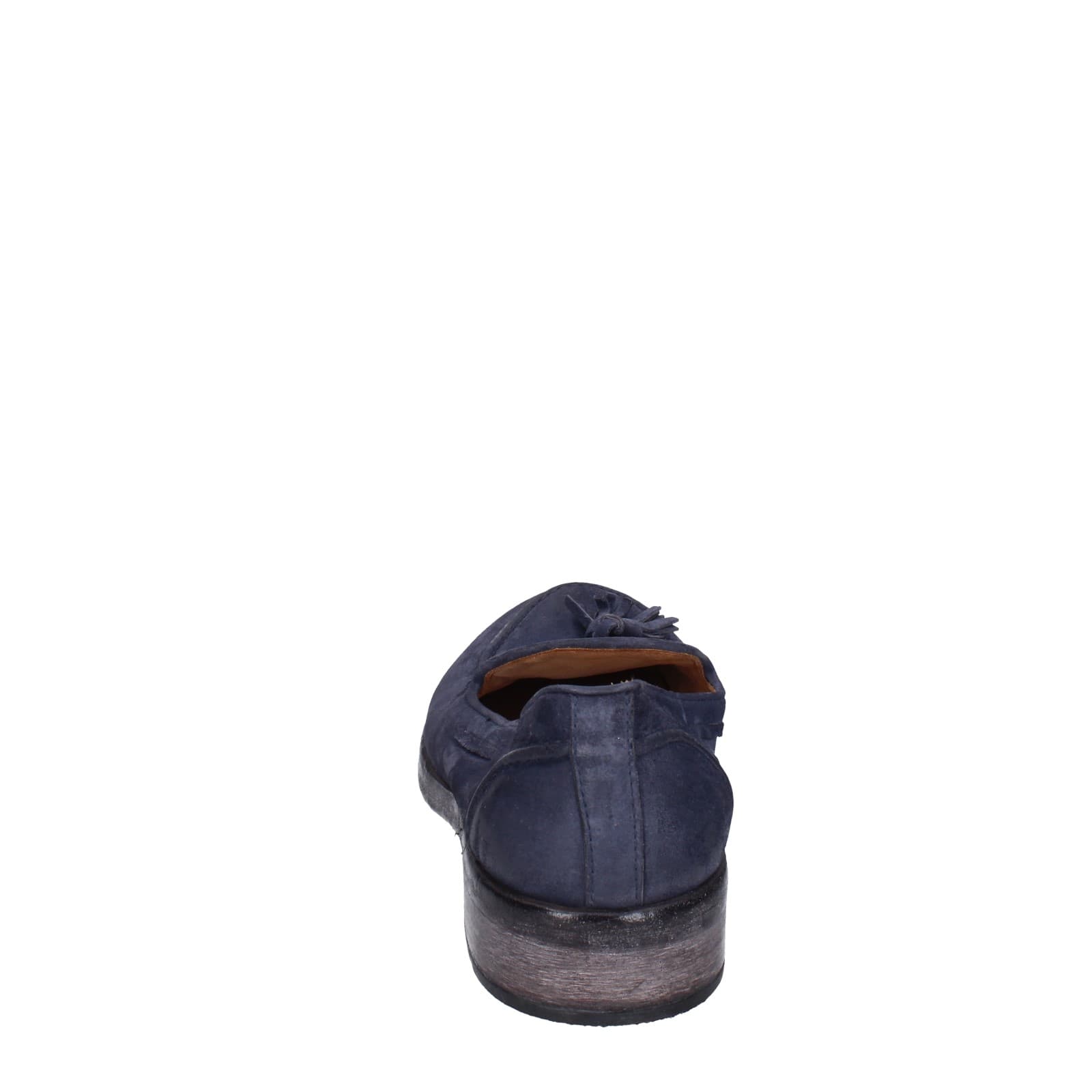 scarpe donna MOMA mocassini blu camoscio 1FS472-0W EZ878 Vendita