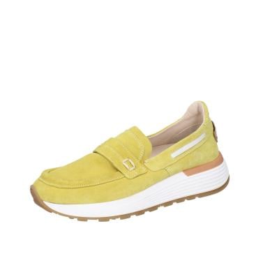scarpe donna MOMA mocassini verde camoscio 3FS413-CRP14 BC811