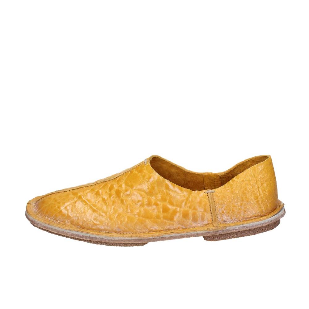 scarpe donna MOMA mocassini giallo pelle 1FS438-NANZ EZ873 Qualità Garantita