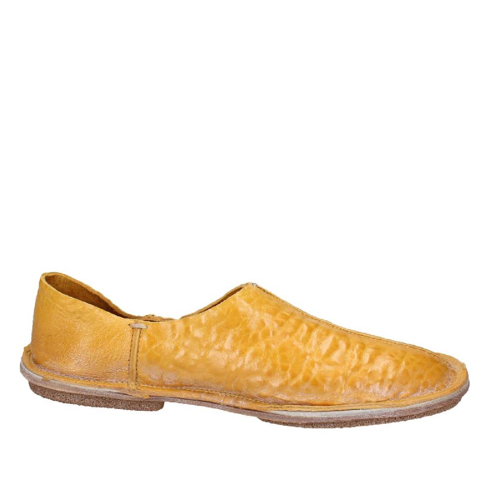 scarpe donna MOMA mocassini giallo pelle 1FS438-NANZ EZ873 Qualità Garantita