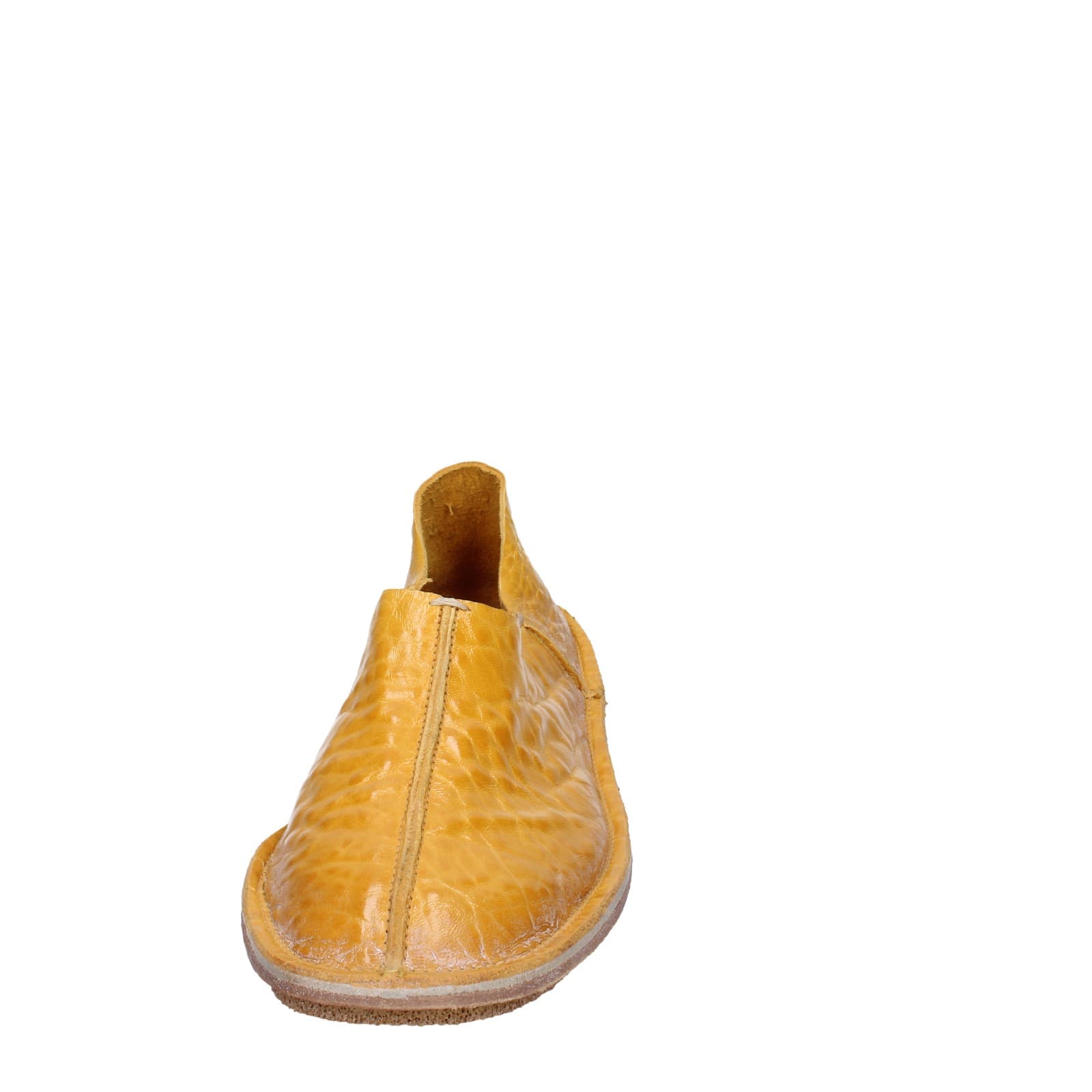 scarpe donna MOMA mocassini giallo pelle 1FS438-NANZ EZ873 Qualità Garantita