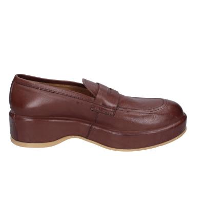 scarpe donna MOMA mocassini marrone pelle 1ES419-NAC BC48 Negozi Online