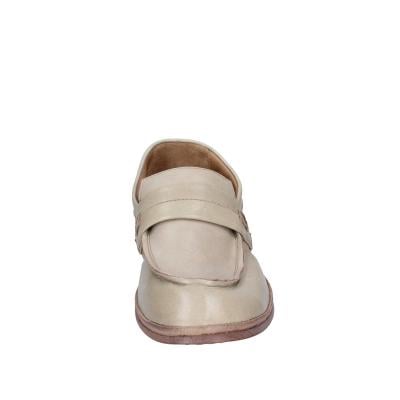 scarpe donna MOMA mocassini beige pelle marrone 1ES323-TV BC52 Acquista Ora