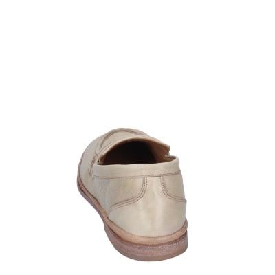 scarpe donna MOMA mocassini beige pelle marrone 1ES323-TV BC52 Acquista Ora
