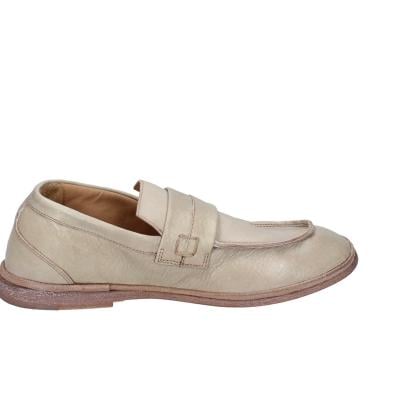 scarpe donna MOMA mocassini beige pelle marrone 1ES323-TV BC52 Acquista Ora