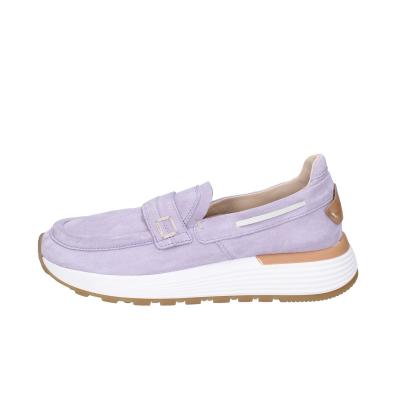 scarpe donna MOMA mocassini viola camoscio 3FS413-CRP12 BC786 Promozione Limitata