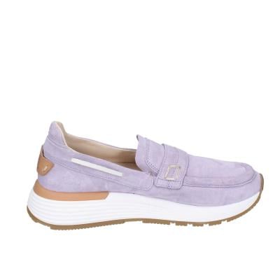 scarpe donna MOMA mocassini viola camoscio 3FS413-CRP12 BC786 Promozione Limitata