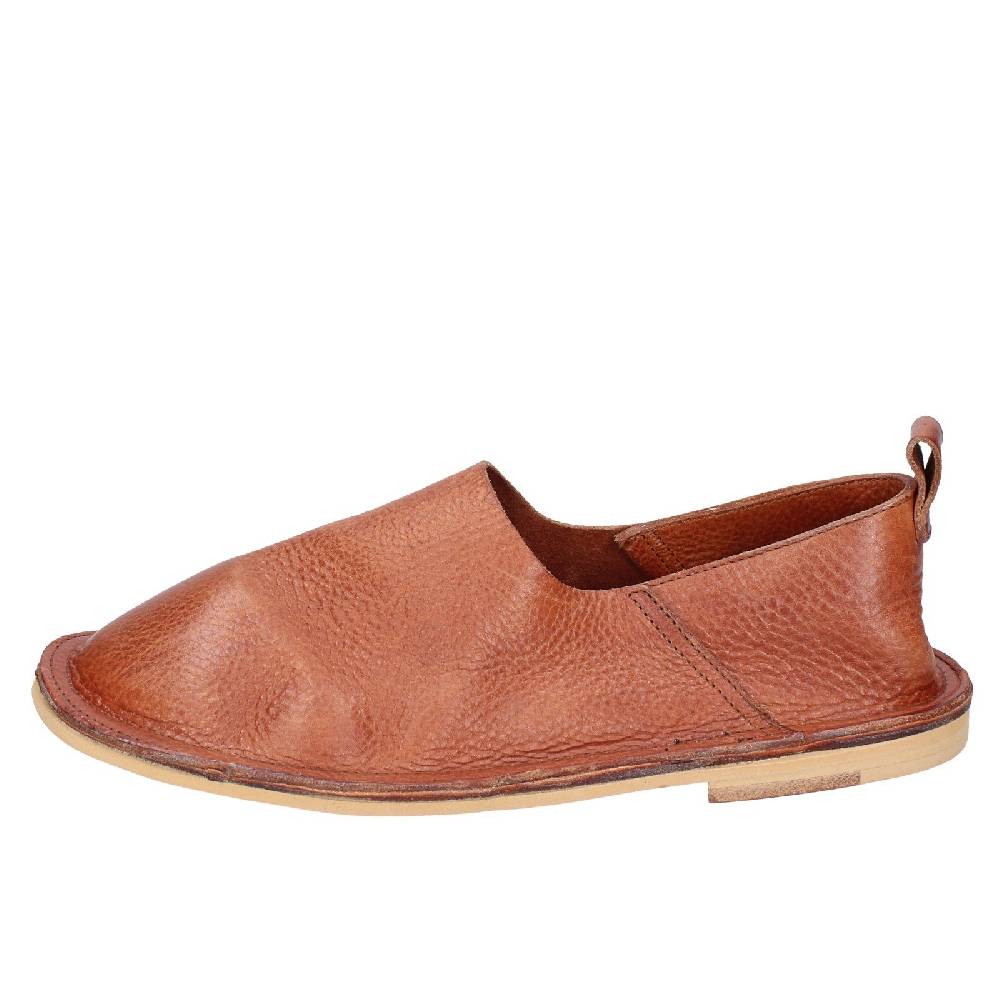 scarpe donna MOMA mocassini marrone pelle VINTAGE SLIP ON EX464 Sottocosto
