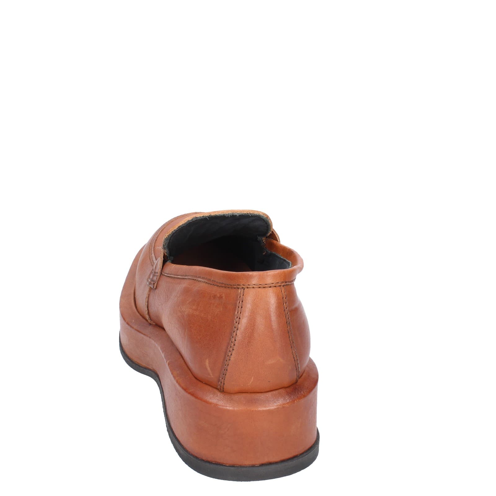 scarpe donna MOMA mocassini marrone pelle 82301E EY562 Convenienza