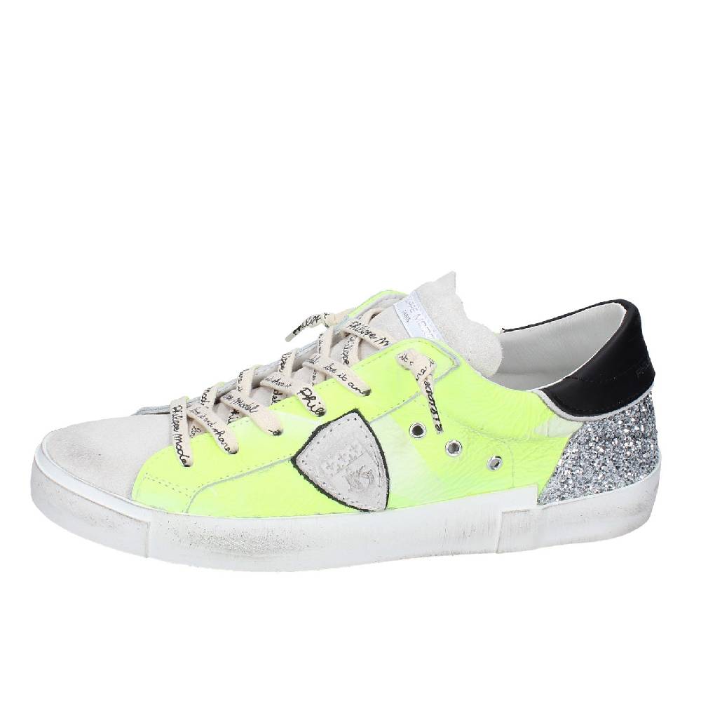 scarpe donna PHILIPPE MODEL sneakers giallo pelle camoscio VINTAGE EX365 Hotsell