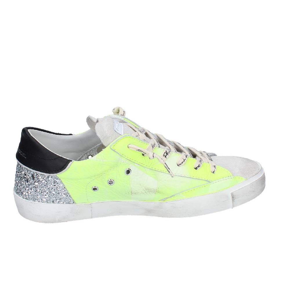 scarpe donna PHILIPPE MODEL sneakers giallo pelle camoscio VINTAGE EX365 Hotsell