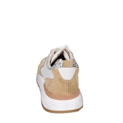 scarpe donna MOMA sneakers marrone pelle beige glitter 3AS401-CR1 BC65 I Più Venduti